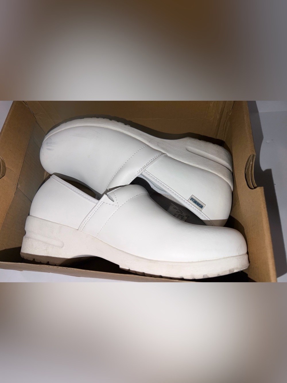 Cherokee White Slip-On Nursing Loafer